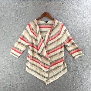 Torrid Cardigan Sweater Womens 1 Open Front Knit Long Sleeve Striped Multicolor